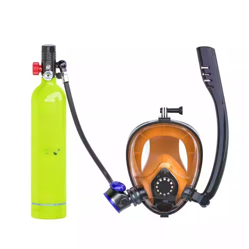 Snorkeling Gear - ダイビングフルセットマスクシュノーケル携帯用酸素呼吸器水中装備スキューバスイミング用品在庫あり