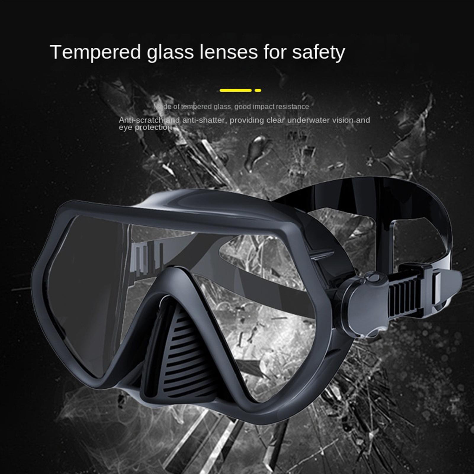 Goggles Swim - 大人用ダイビングゴーグル。水漏れ防止、クリアな視界、調整可能な幅広視野。ティーンエイジャー向けのダイビングや水泳トレーニング用具。ダイビング愛好家におすすめ。