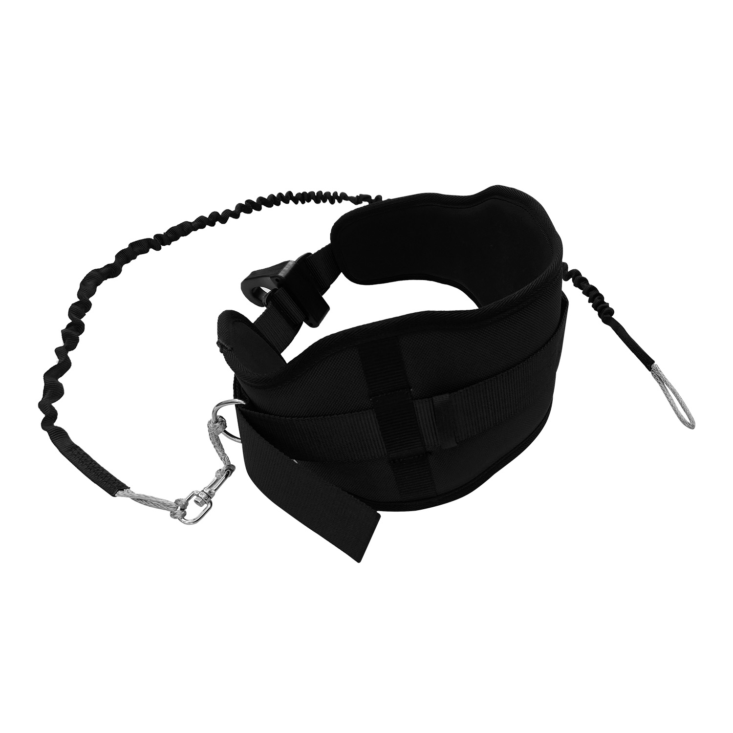 Surfboard Leash - 新しいコイル状サーフボードリーシュ、クイックリリースウエストサーフィンリーシュ、ウエスト/チェストストラップ、リリース可能なSUPリーシュ（川サーファー向け）