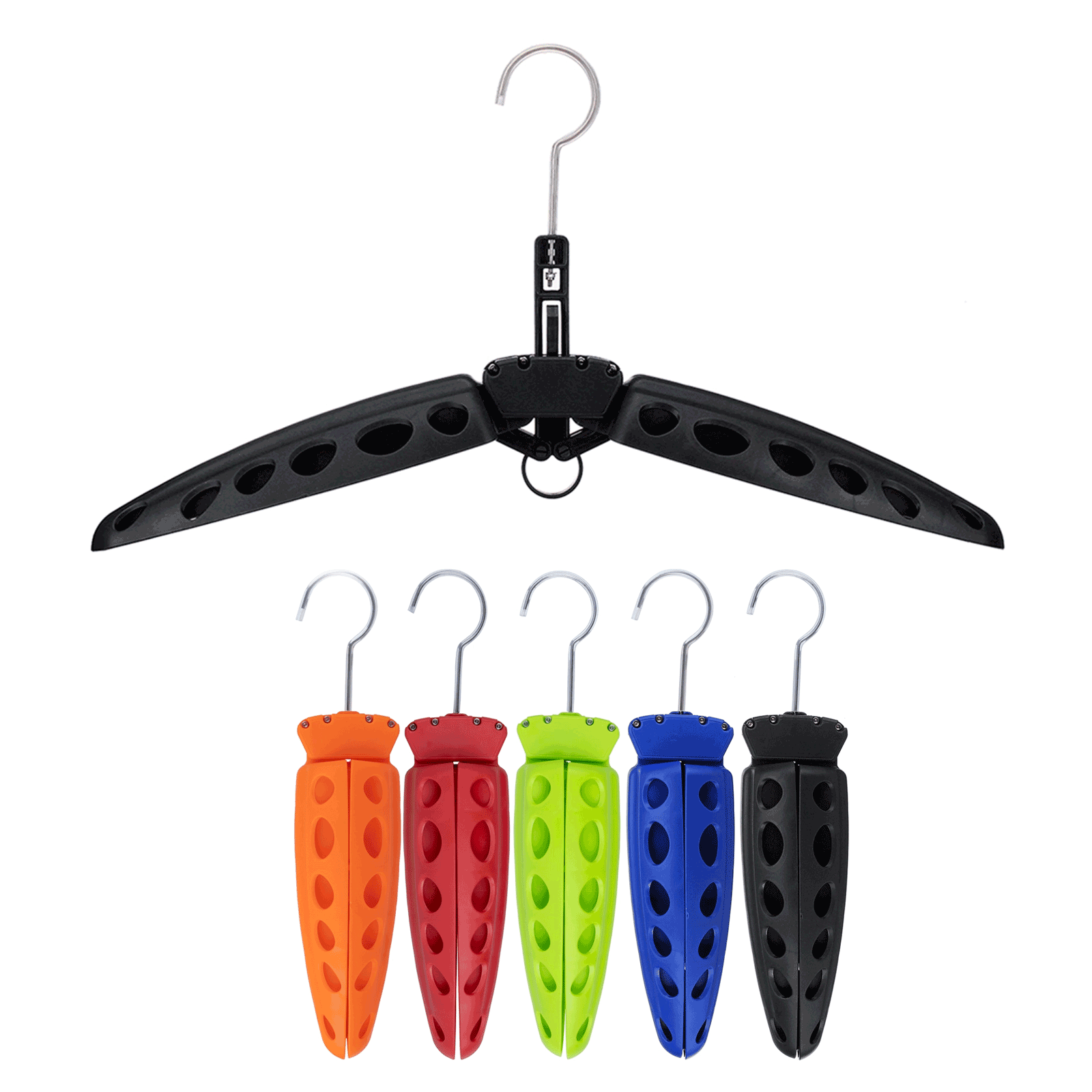 Snorkel Set - ダイビングウェットスーツハンガー 折りたたみ式ダイビングスーツハンガー サーフドライスーツ 厚みのあるラック シュノーケリング サーフィンギアハンガー