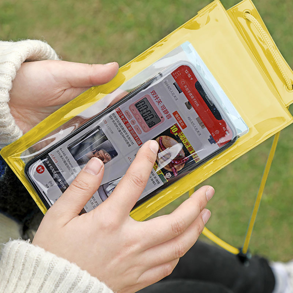 高防水シールスイミングバッグ携帯電話ポーチ大型透明水中ドライ - Dry Bag Waterproof のレビューと価格
