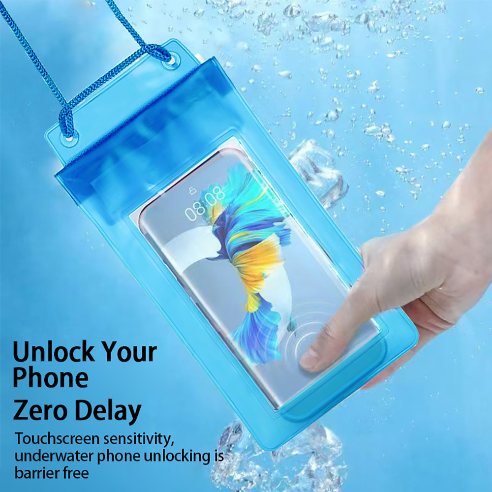 高防水シールスイミングバッグ携帯電話ポーチ大型透明水中ドライ - Dry Bag Waterproof のレビューと価格