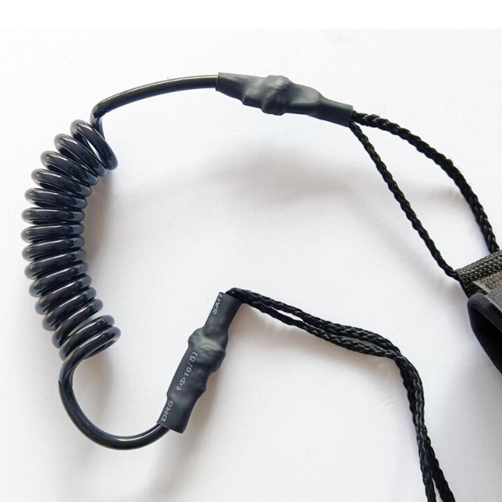 巻き取り式のサーフボード用リーシュ。耐久性に優れた伸縮性素材 - Surfboard Leash のレビューと価格
