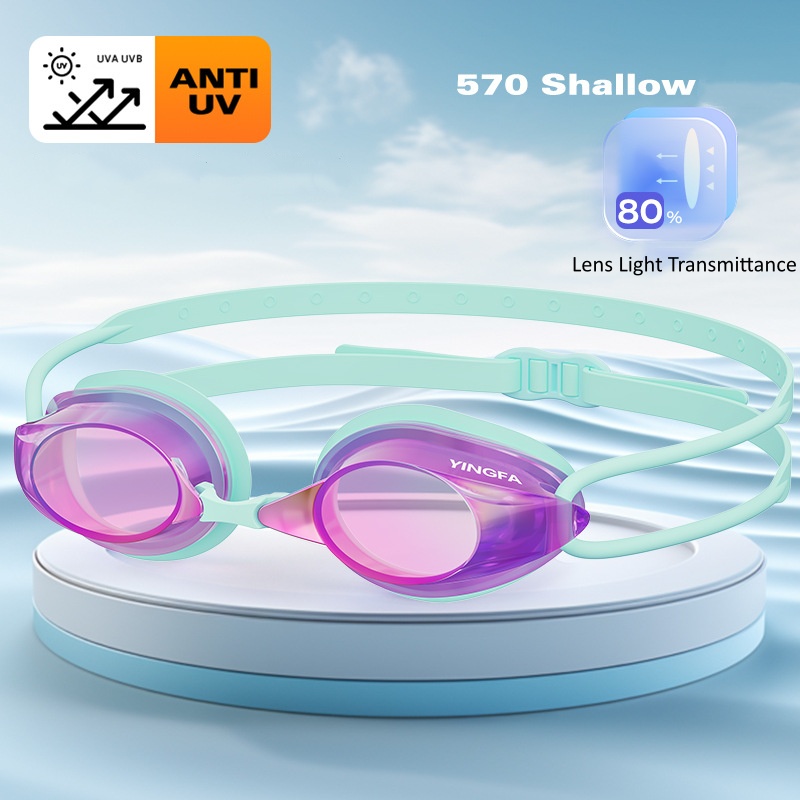 ユニセックスレーシングスイムゴーグル - 曇り止めUV保護、 - Goggles Swim のレビューと価格
