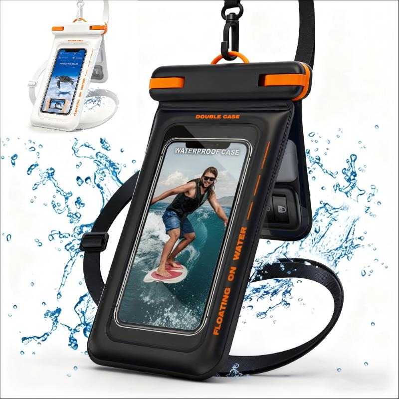 ホットセール-デュアルポケットフローティング防水電話ポーチ（ - Dry Bag Waterproof のレビューと価格