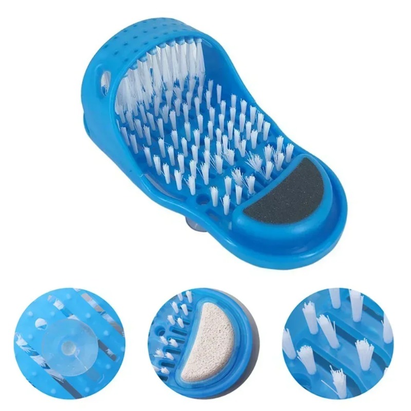 1個入りシャワーフットスクラブマッサージャー、浴室用フットブ - Flippers Swimming のレビューと価格