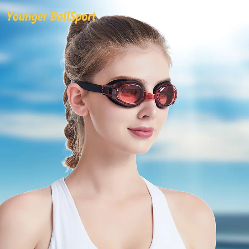 近視水泳ゴーグル女性用水泳キャップ水泳メガネ防曇 UV 防水 - Goggles Swim のレビューと価格