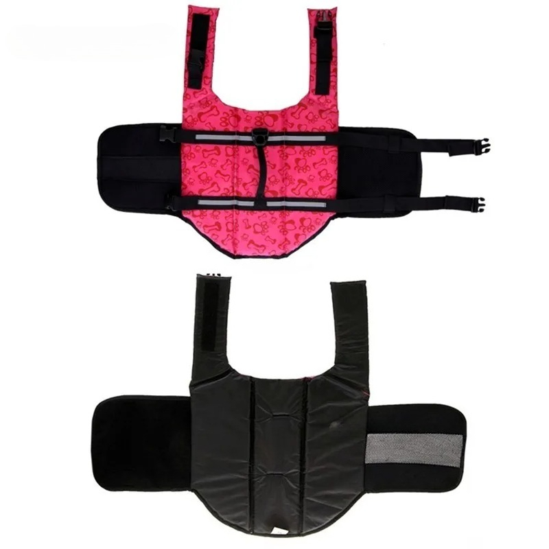 夏犬ライフジャケット反射調節可能な大型犬水着安全ベストサーフ - Life Jacket のレビューと価格