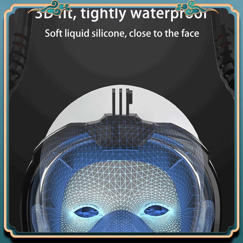 最新のシュノーケリングマスクダブルチューブシリコンダイビング - Diving Mask のレビューと価格