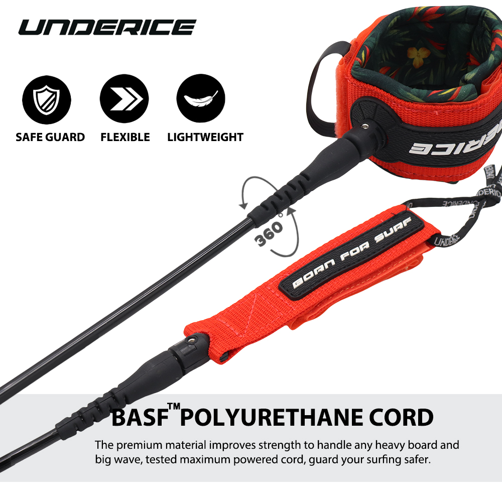 UICE サーフボードリーシュ 6-9フィート SUP アン - Surfboard Leash のレビューと価格