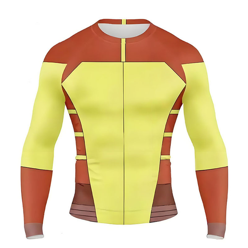 新しい無敵コスプレラッシュガードダイビングジム Tシャツ B - Rash Guard のレビューと価格