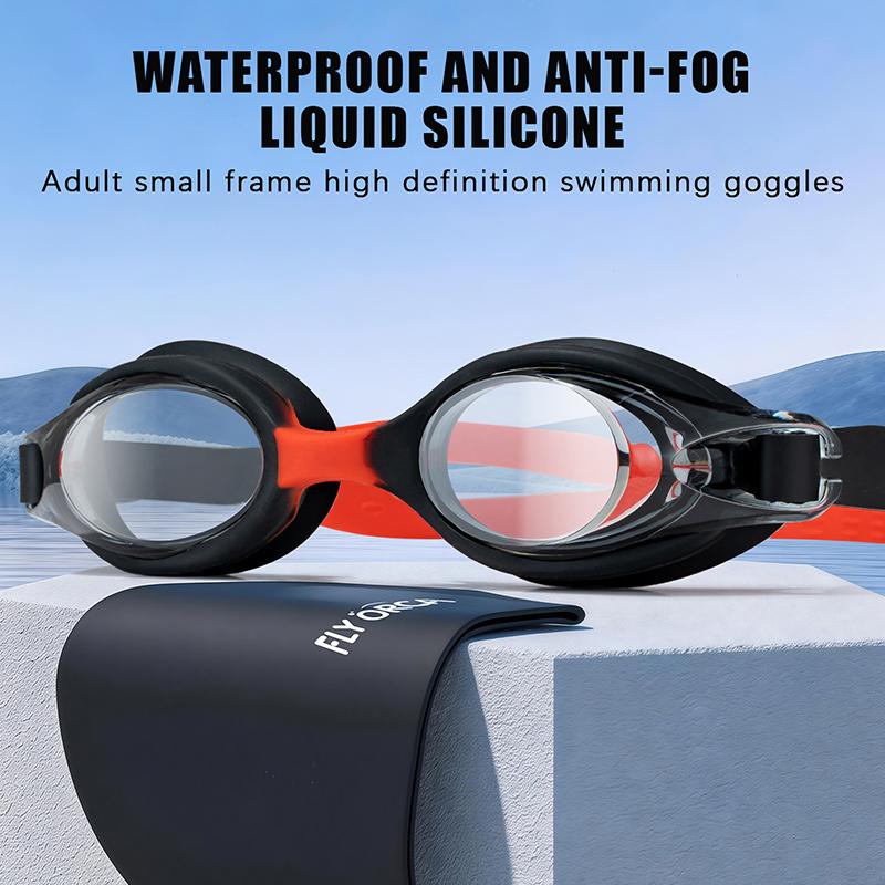 男性女性用スモールフレームシリコンスイムゴーグルHD防曇防水 - Goggles Swim のレビューと価格