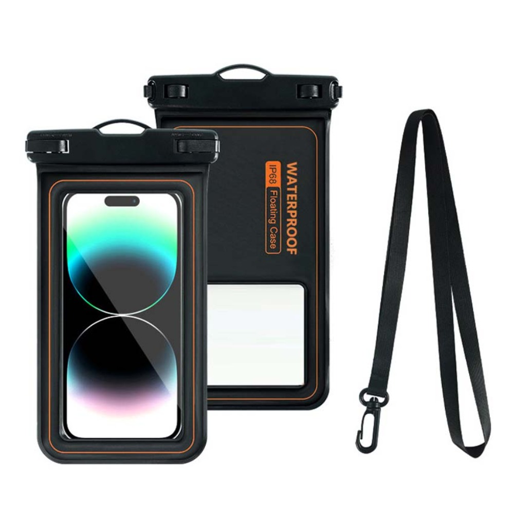 タッチスクリーン対応防水携帯電話バッグ 透明水中ドライモバイ - Dry Bag Waterproof のレビューと価格